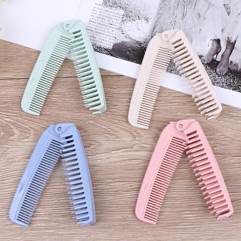 1 Pcs Foldable Hair Comb Brush Anti-Static Hairbrush Portable Travel Hair Brush