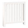 822567 vidaXL Radiator Cover White 79.5x19x84 Cm Solid Pine Wood