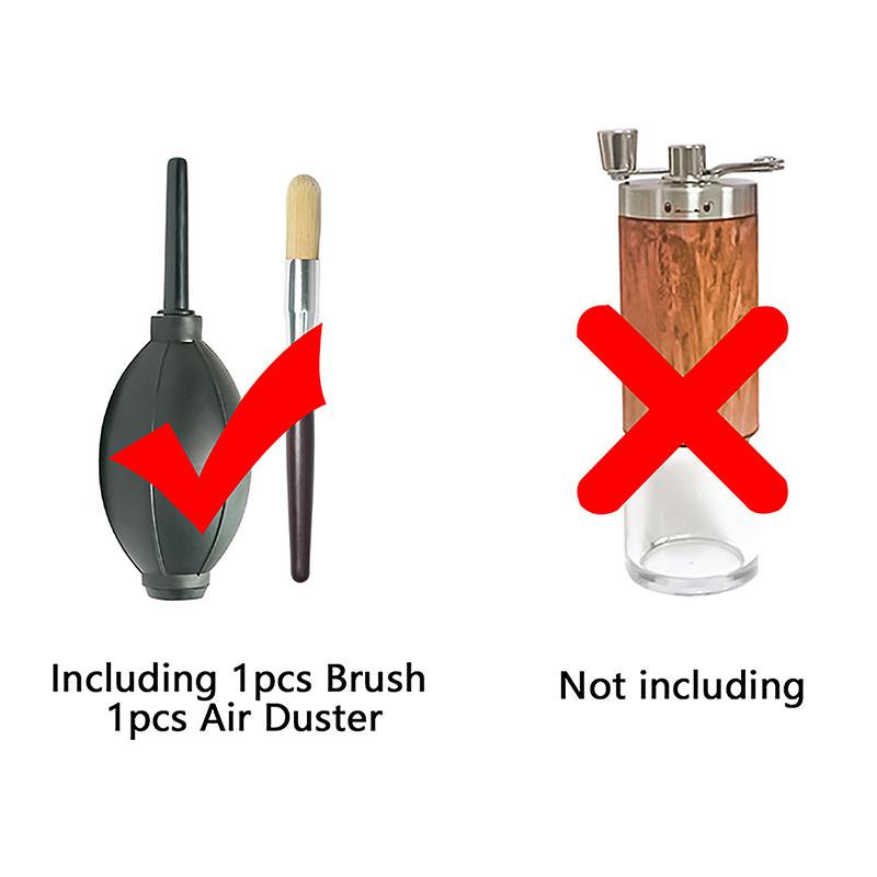 Coffee Grinder Cleaning Brush & Air Blower For Manual Coffee Grinder Espresso Machine And Portafilter Tool Accessories