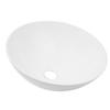 327.6x129.1mm Vessel Sink Round Bowl Modern Acrylic for Caravans Campers Yachts Bathroom