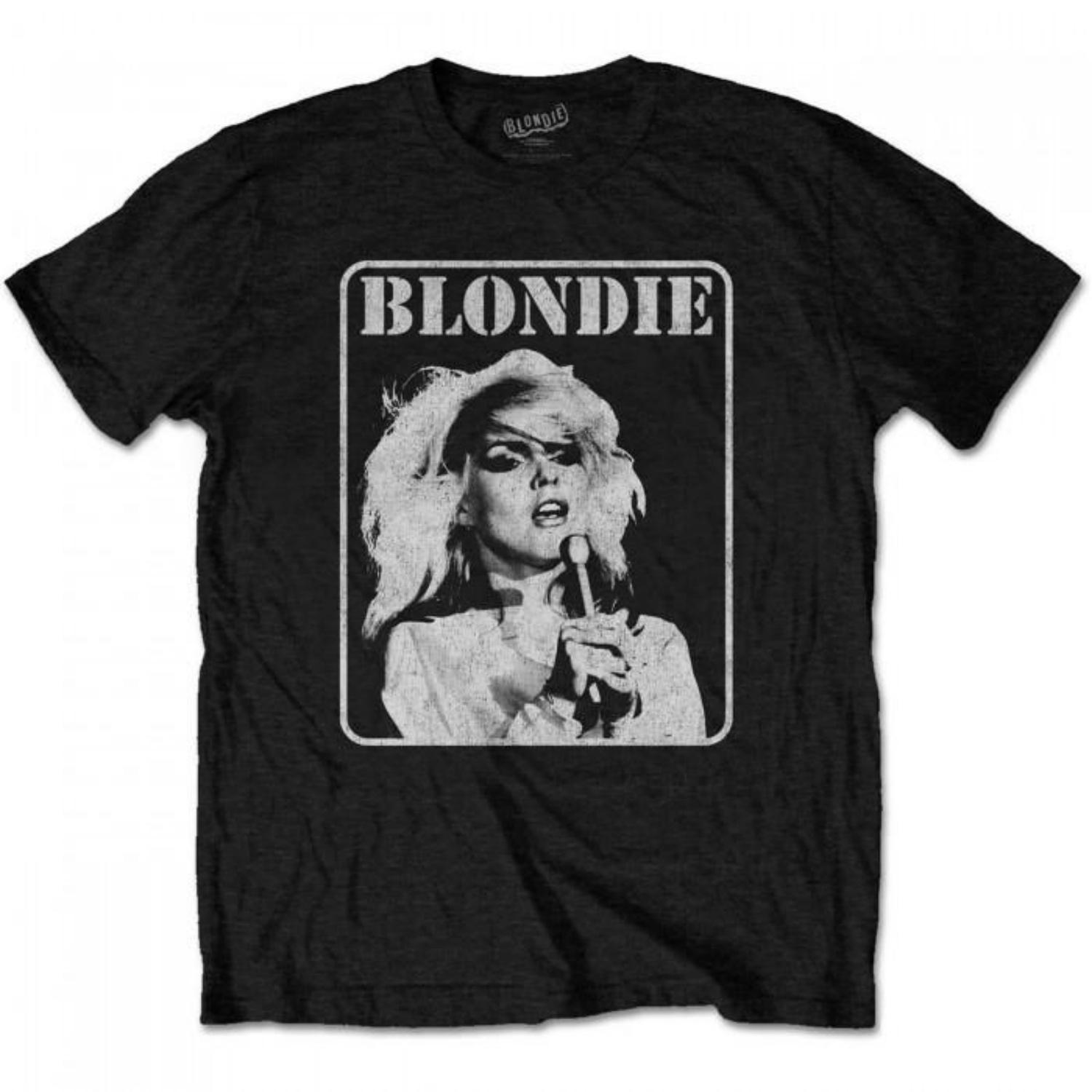 Blondie Unisex Adult Presente Poster T-Shirt S