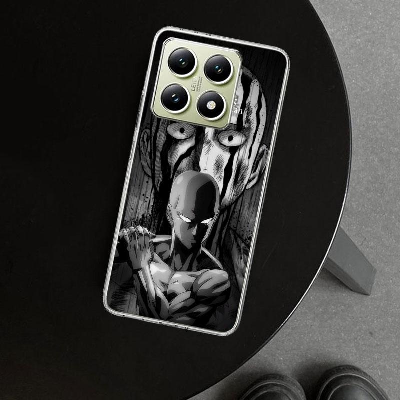 One P-Punch-Man Saitama King Phone Case Cover for Xiaomi Redmi Note 15 14 13 12 11 Pro Plus 14S 12S 11S 11T 11E 10S 10 Customize