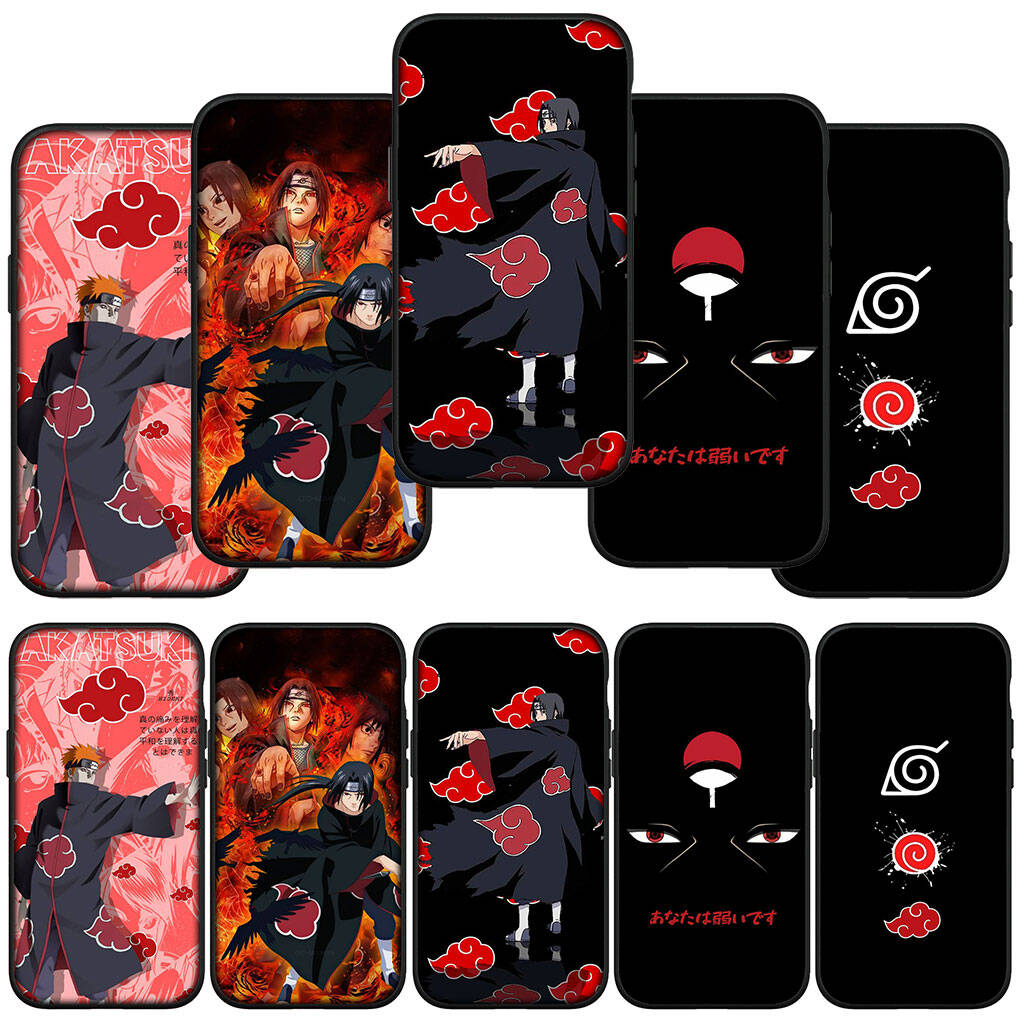 For Samsung Galaxy S25 S24 S23 S22 Ultra FE Plus A37 A57 A56 A55 A06 A16 A15 A36 A26 A35 A05 A25 A54 A34 Phone Case Lovely Pain Akatsuki Naruto Cover