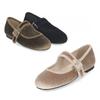 Elcanto Intense Women'S Velvet Mary Jane Flats 1Cm Lcwd30I339