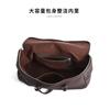 Korean Minimalist Trend Lazy Style High-end Feel Hand-held Bill Of Lading Shoulder Bag Light Luxury Texture Top Layer Cowhide Women's Armpit