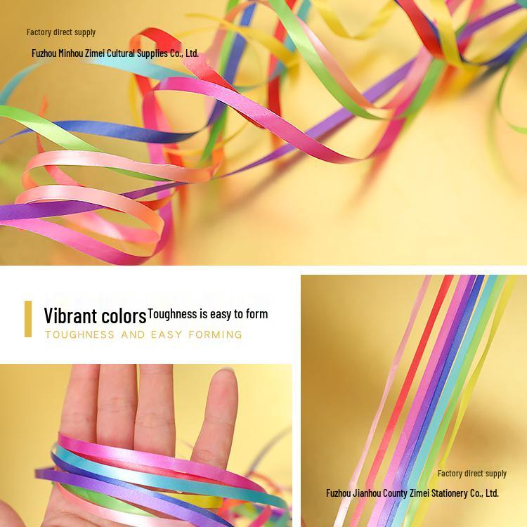 Helium Balloon Ribbon Tie for Birthday or Wedding Decorations