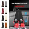Para Couro Premium Carro Gancho Duplo Durável Cabide de Armazenamento Outlander Lancer L200 ASX Pajero Grandis Eclipse