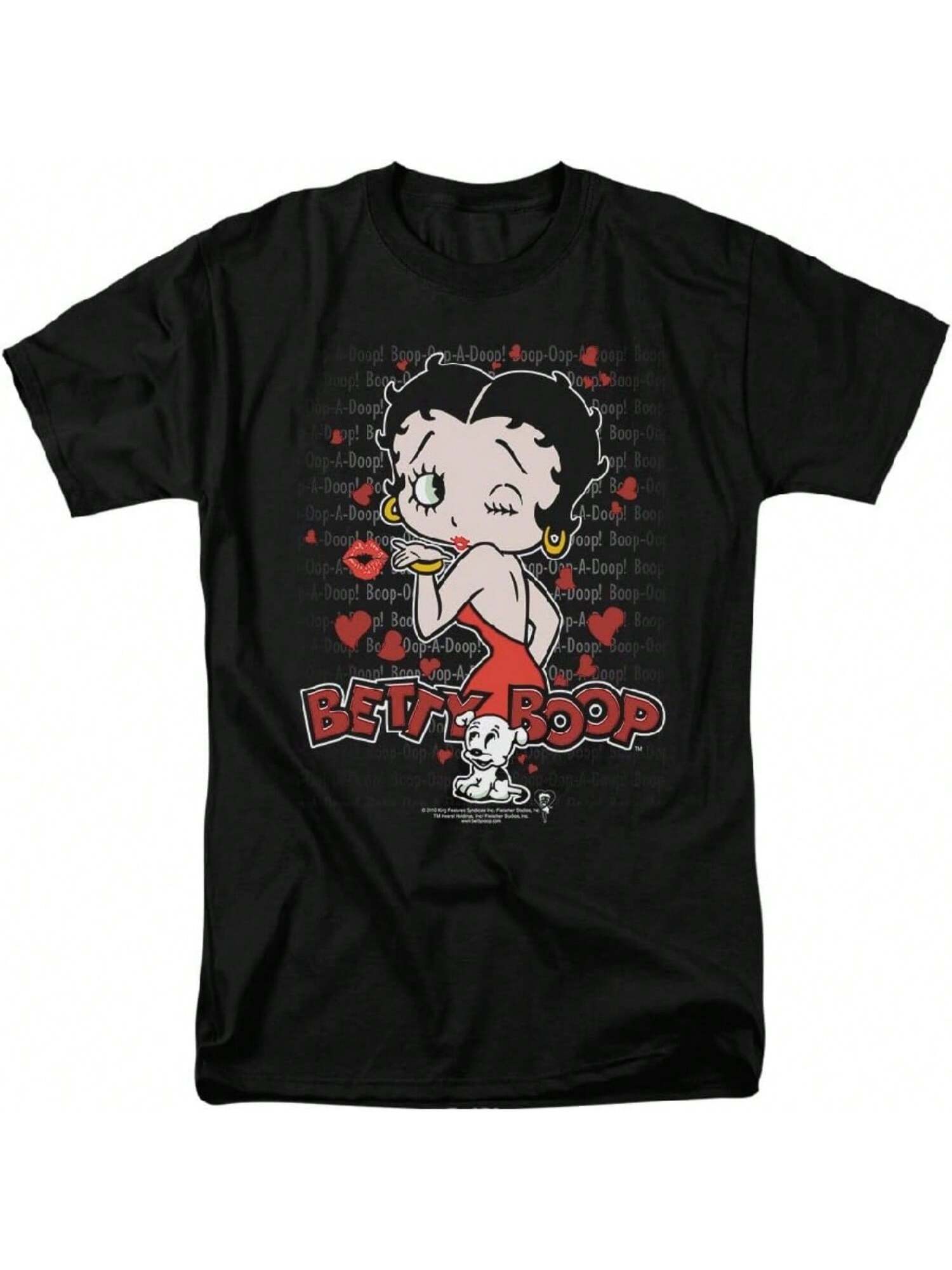 

Popfunk Classic Betty Boops Classic Kiss T Shirt L чёрный