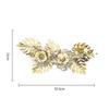 Leaves Metal Wall Decor Wall Sculpture Decor Luxury Iron Hanging Artwork for Anniversary Living Roo