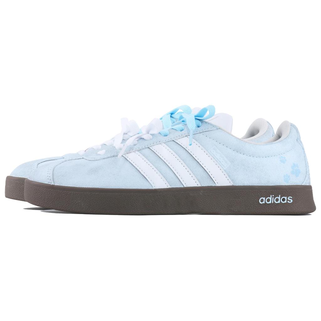 Adidas VL COURT 2.0 Lifestyle Cushioning, Wear Resistant Low top Skateboard Shoes Unisex Blue HQ1802(Team1798-)
