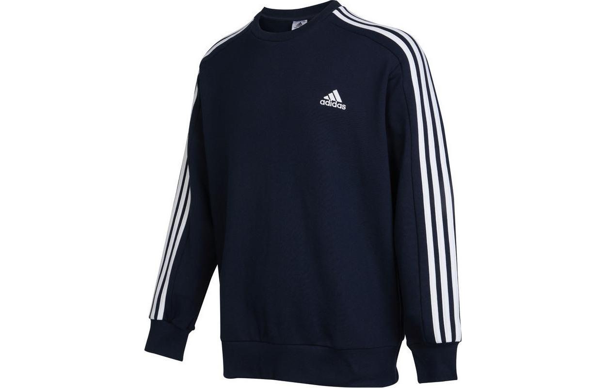 Adidas 3 Stripes Sweatshirt Men s Navy Blue IC9318 S