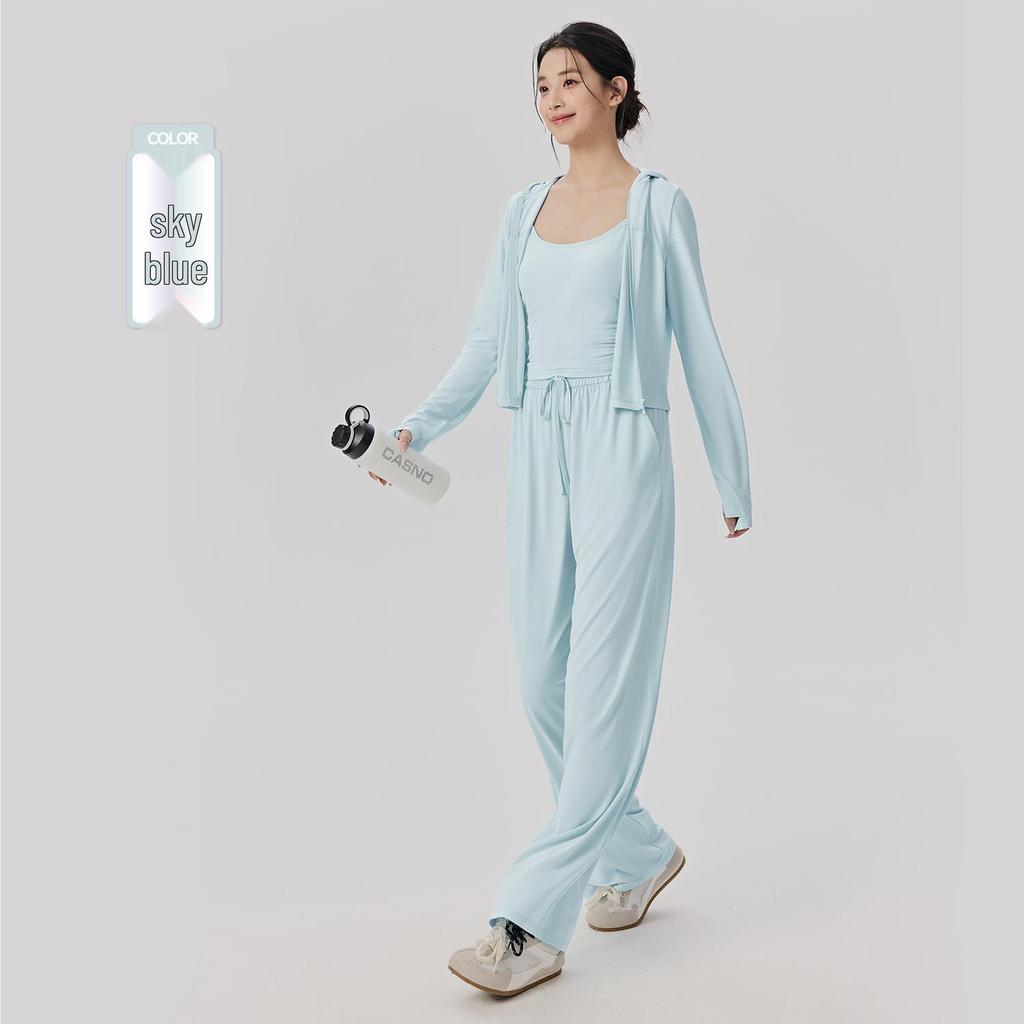 Women’s Breathable UV Protection Sportswear Set - Lightweight, Casual, Outdoor Sun Protection