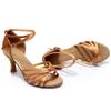 Buty Do Tańca Latino Na Obcasie Blanca 7 Cm Jasnobrązowe 35