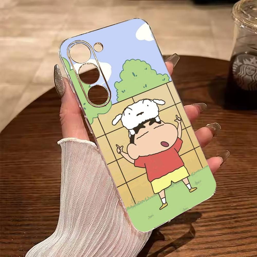 C-S-C-Crayon -Shin-chan Clear Phone Case for Samsung Galaxy A71, A70, A52, A51, A40, A30