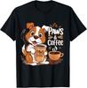 Cute Dog Coffee Lover For Coffee And Dog Lovers T-Shirt Gift Unisex T-Shirt