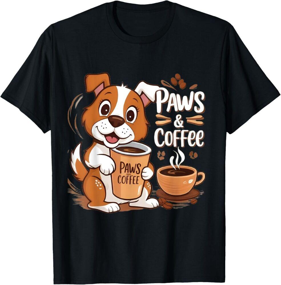 

Cute Dog Coffee Lover For Coffee And Dog Lovers T-Shirt Gift Unisex T-Shirt 3XL