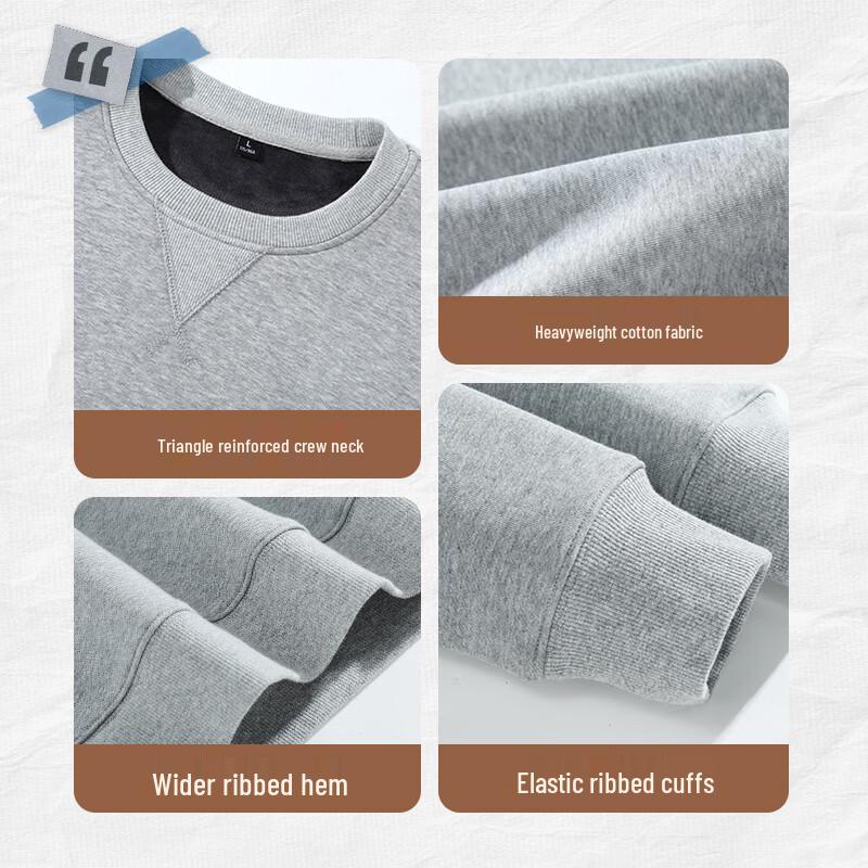 Jeanswest Men's Plush Lucky Gold Crewneck Sweatshirt