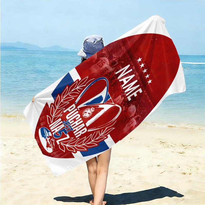 Personalized River Plate Fan Gear Beach Towel Microfiber Beach Towel Thin Absorbent for Beach Swimming Yoga Bath Sports. 0910175