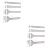 Precise Leatherworking Tool With AntiFatigue Grip Leather Hole Fork For Craft And Hobbyists Tool