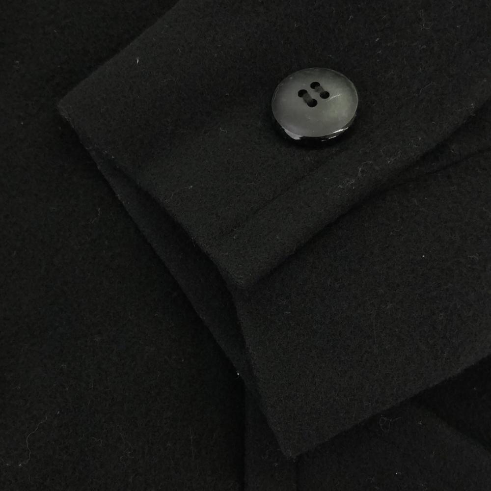 Yves Saint Laurent 90s Wool Old Stainless Collar Coat S Black Women Used