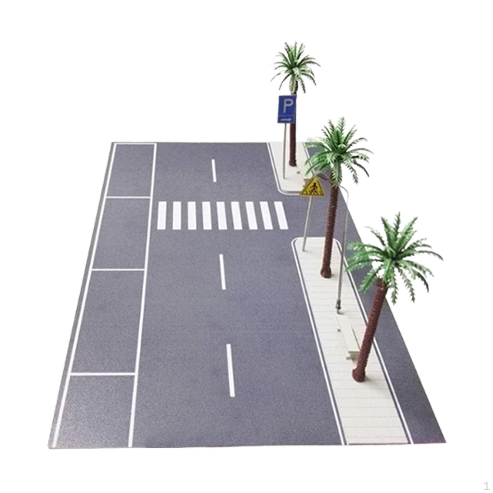 

1/64 Scale Garage/parking Lot Model - Planning Demonstration Display Case for Miniature Road Parking Lot