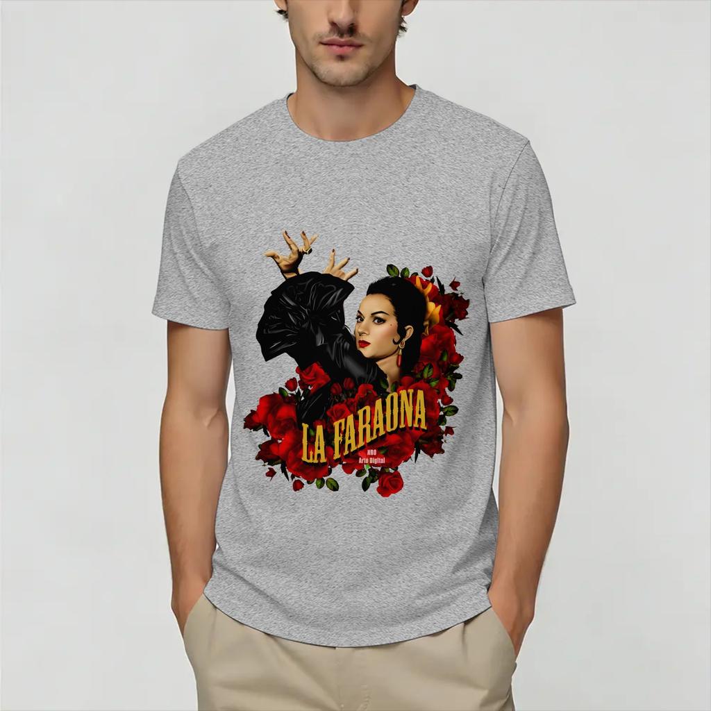 Lola Flores Tshirt Beach Trending Tshirts Male Cotton Oneck 4xl 5xl 6xl Tees Shortsleeve Classic Tshirt
