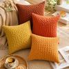 Solid Color Bubble Pillow Cover, Soft Breathable Throw Pillow Case, Modern Minimalist Home Decor, Farmhouse Cushion Cases for Patio Garden