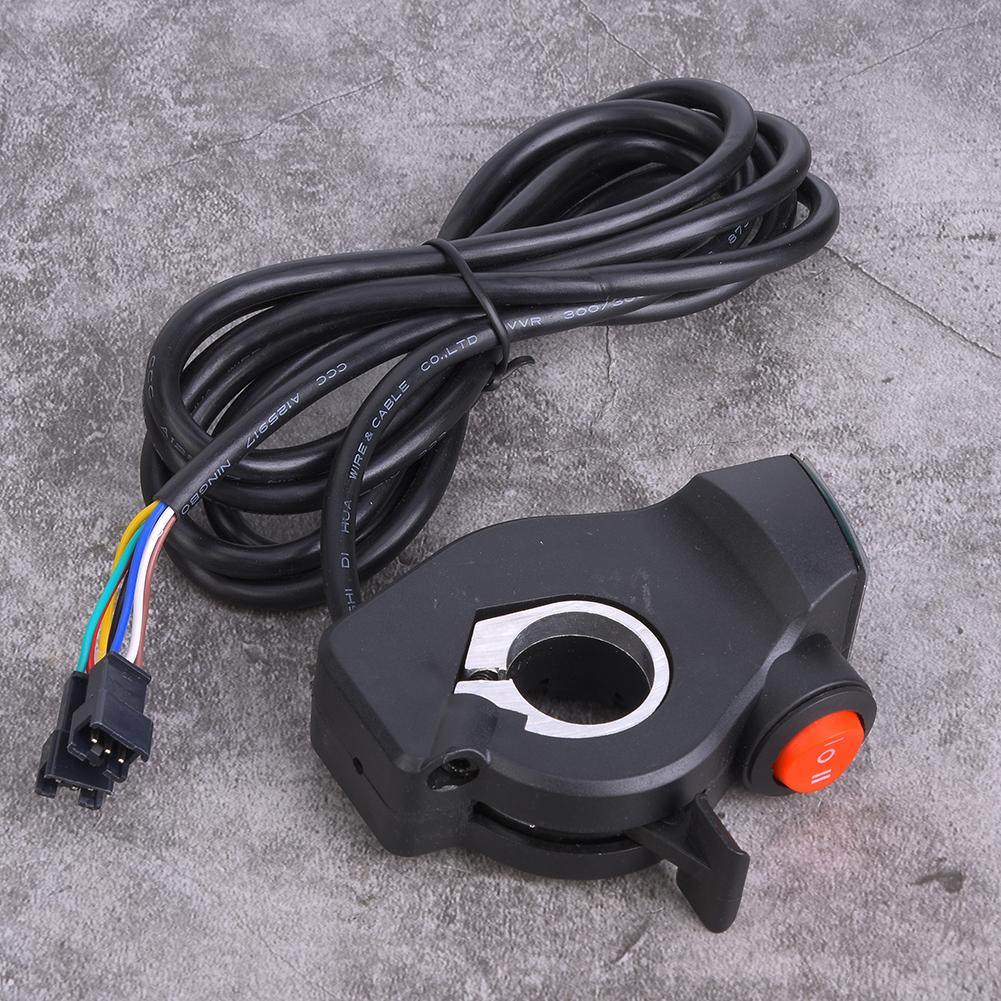E Bike Thumb Throttle LCD Display Digital Battery Voltage Power Switch for Electric Vehicle