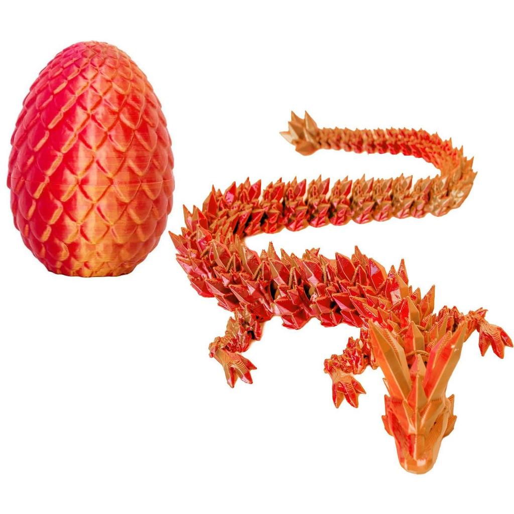3D Crystal Dragon Egg Toy Set: Gem Dragon Ornaments for Children's Day