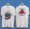 1981 Jerry Garcia Band Tour Dresové Tričko Bílé 2stranné Unisex Tričko