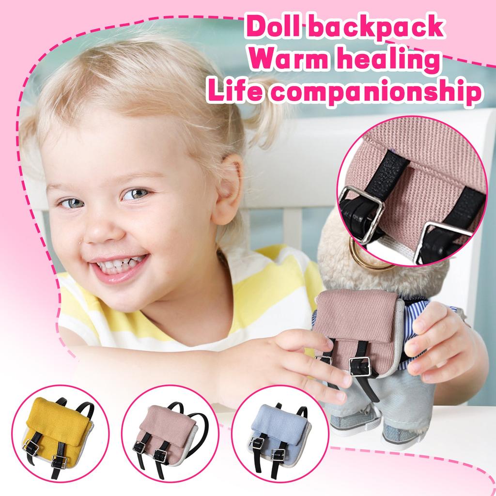 Cute Dress Up Accessories, Miniature Backpack For 17cm Dolls, Doll Accessories Pack For 17cm And 15cm Labubu