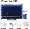 Led Strip Lights 6.56ft for 40-60in TV USB Backlight Kit with Remote 16 Color 5050 Bias HDTV