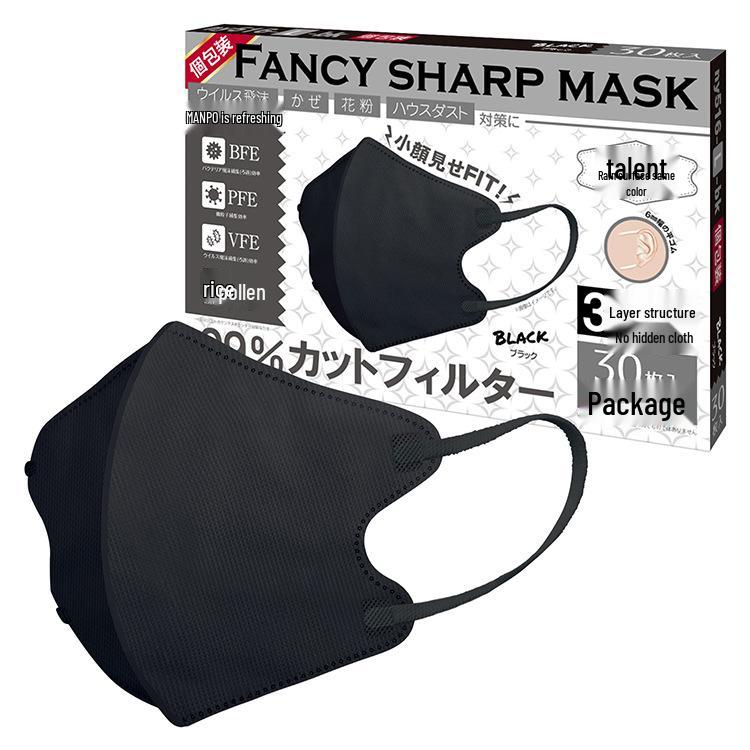 

Жіноча високоякісна кольорова 3D маска для обличчя, що дихає, із сонцезахистом у формі банана Medium