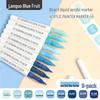 Blue Fruit Direct Liquid Acrylic Marker Pen for Kids - Large Capacity Soft Tip for Watercolor Painting