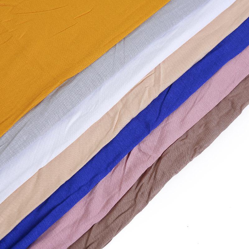 Modal Solid Color Long Scarf: High-Quality, Breathable, Soft Handfeel, Mercerized Cotton (YW125)