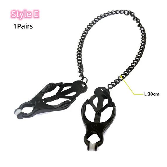Spiele für Erwachsene Sexspielzeug aus Metall Nippelklemme mit Gewichtsball für Paare BDSM Bondage Sklave Cosplay Erotische Bruststimulation Flirt