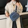 Retro Denim Mobile Phone Bag Women Small Square Bag