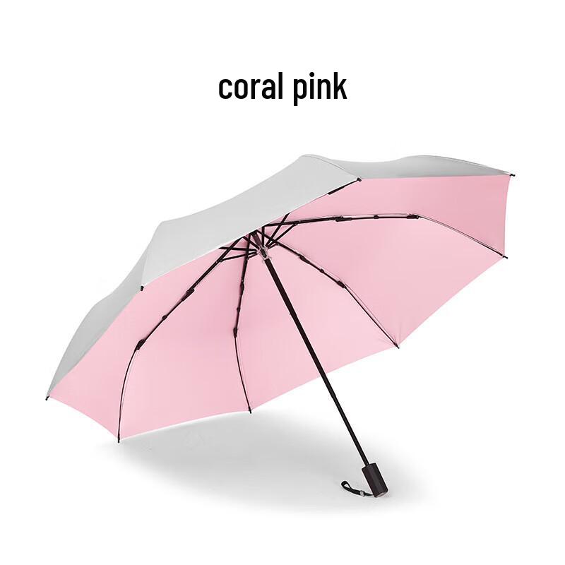 Titanium Silver UV Protection Folding Umbrella