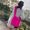 Nepbont Tote Bag voor Dames Winter Pluche Schoudertas Pluizige Messenger Bag Vrouwen Zachte Pluizige Handtassen Shopper Bucket Hobo Bag MIT