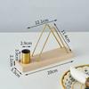 New Wood Tissue Holder Creative Design Elegant Toothpick Box Multifunction Desktop Organizer Dining Table