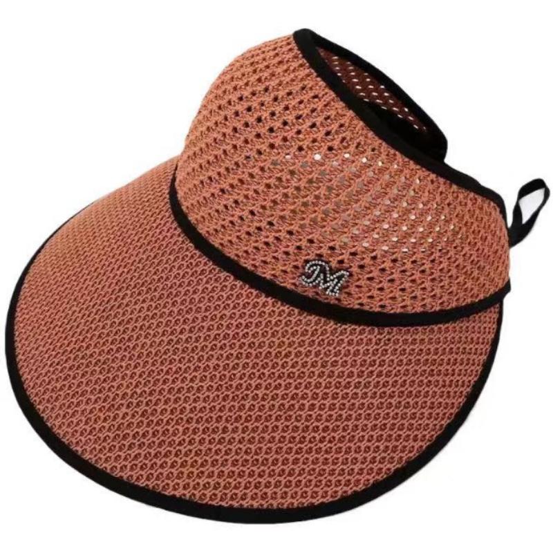 Summer Hat for Women, Sun Hat, Face Shield, Sun Protection Hat, Thin, Breathable, Wide Brim, Open Fin Hat