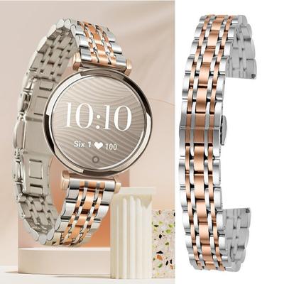 Für Garmin Neue Uhr Lily 2 Damen Uhr Metall Edelstahl Uhrenarmband Lily 2 Ins Stil Armband Mode Dünnes Armband 14mm