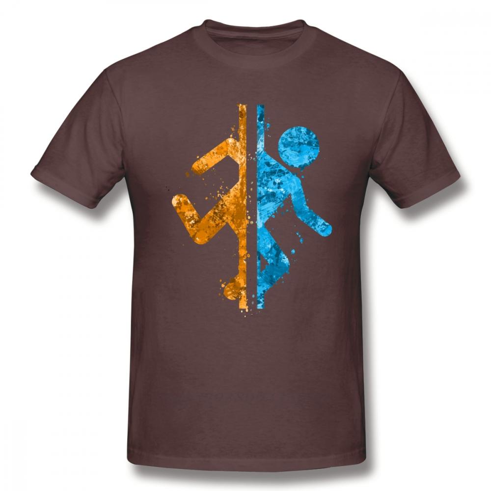 Portal T Shirt Portal Splatter TShirt Printed Casual Tee Shirt Mens Cute Cotton Short Sleeves Tshirt