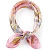 Mulberry Silk Scarfs Small Square Scarf 35.5 X 35.5 Neck Scarf Breathable Lightweight for Women Gift Packed
