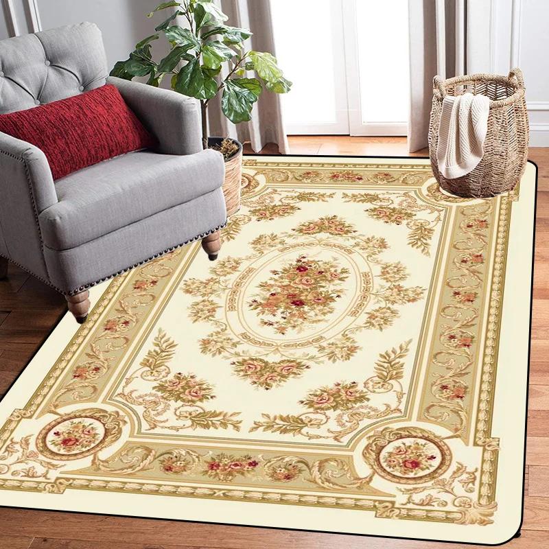 Large Size Large Carpet Raditional Oriental Vintage Area Rug Nordic Floor Mats European Door Area Old Printed Carpet Modern