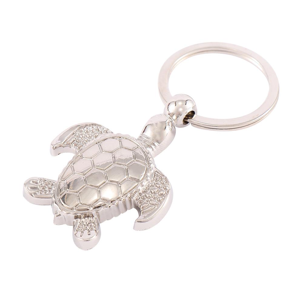 

Creative Gift 3D Pendent Lovely Keychains Keyring Sea Turtle Keyfob срібний