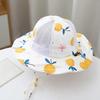 Fruit Print Children Sun Hat Thin Sun Protection Hat Fashion Bucket Hat  Summer Season