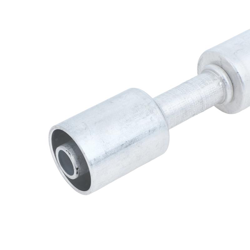 Straight Aluminum Beadlock Splice Fitting 3 Available Sizes #6 #8 #10 for Auto A/C Reduced Barrier Hose Retrofit