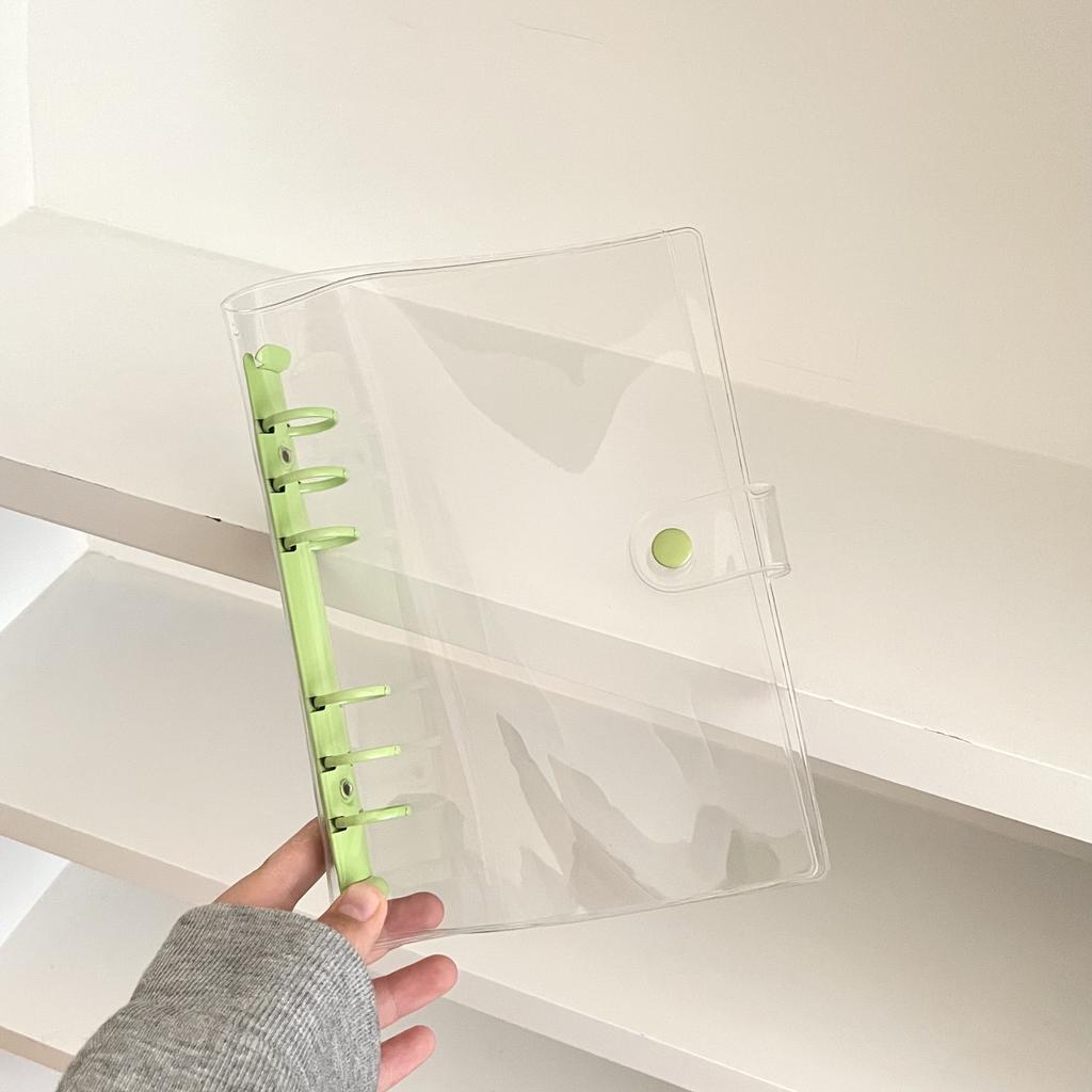 A6 Transparente PVC Hülle Loseblatt Kpop Idol Kartenalbum Aufbewahrungsbuch Ordner Pocards Tagebuch Notizbuch Hülle Schulbedarf Qualität