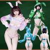 BeLoved Reverse Bunny Girl Full Bunny Girl and Mini Bikini Mini One Size Fits Mini Micro Cosplay Halloween Cute Popular for Christmas Set, Lingerie,